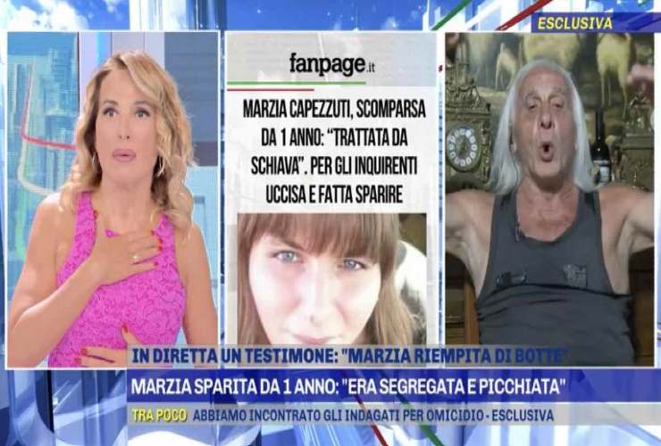 Barbara D'Urso raggelata da un ospite