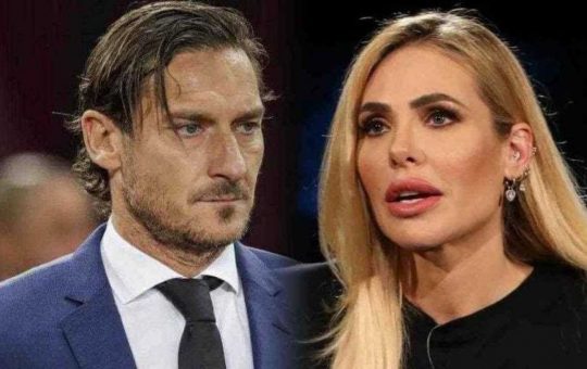 Francesco Totti e Ilary Blasi sempre più vicini a una battaglia legale