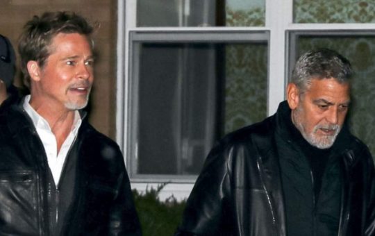 Brad Pitt e George Clooney- Wolves- solocine.it