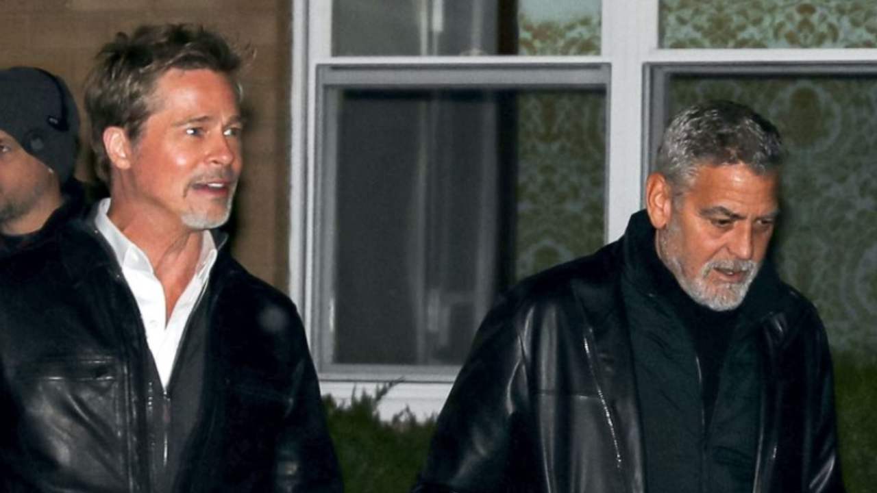 Brad Pitt e George Clooney- Wolves- solocine.it