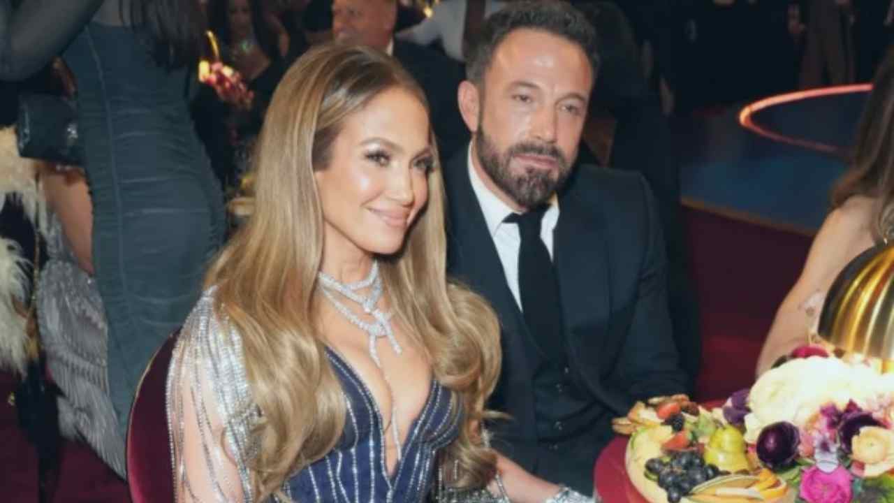 JLo e Ben Affleck ai Grammy 2023