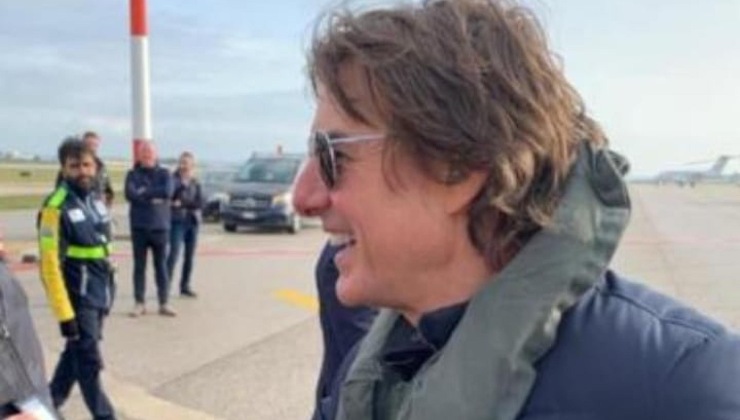 Tom Cruise in Puglia per una scena di Mission Impossible | Fonte: ANSA FOTO