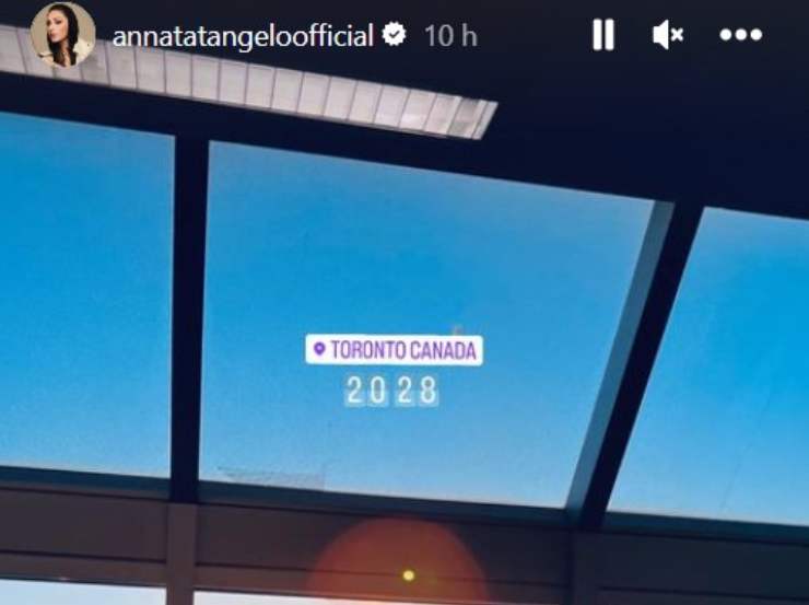 Post Instagram Anna Tatangelo