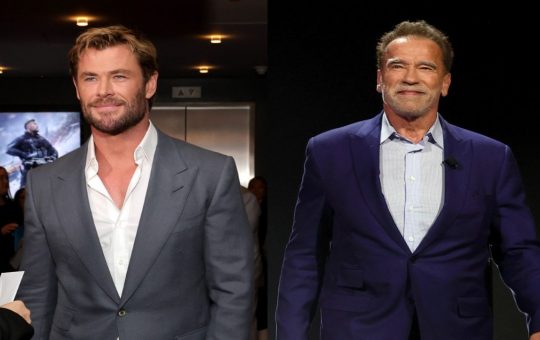 Chris Hemsworth e Arnold Schwarzenegger solocine.it