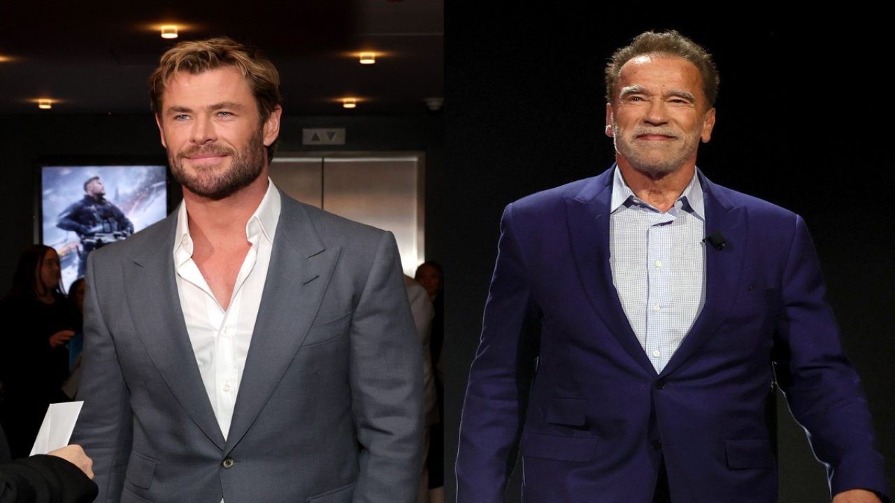 Chris Hemsworth e Arnold Schwarzenegger solocine.it