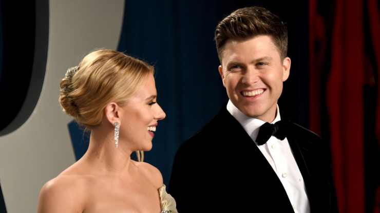 Scarlett Johansson e Colin Jost