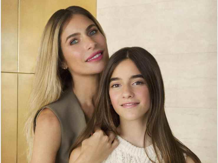 Eleonora Pedron e la figlia Ines Angelica