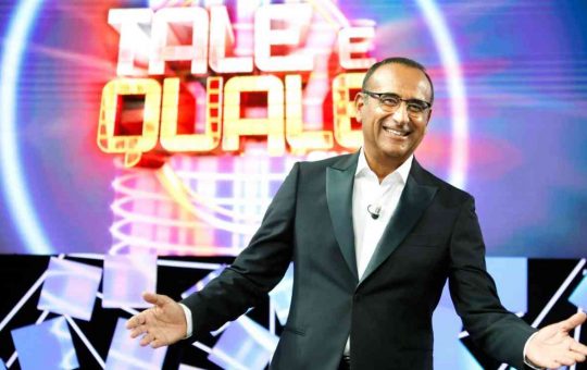 Carlo Conti e il suo Tale e Quale Show