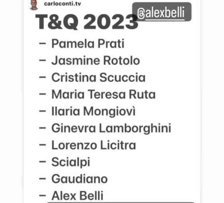 I concorrenti di Tale e Quale Show 2023