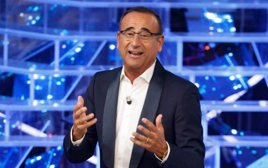 Il conduttore di Tale e Quale Show Carlo Conti - Fonte: Ansa - solocine.it