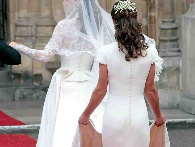 Pippa Middleton e l'abito al matrimonio di Kate e William