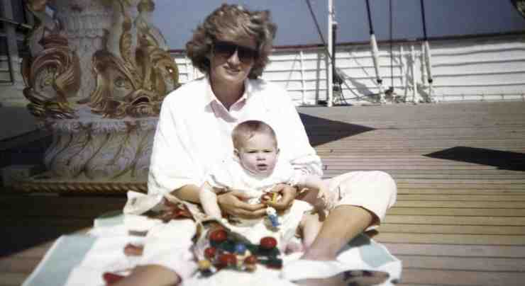 Lady Diana e il figlio Harry