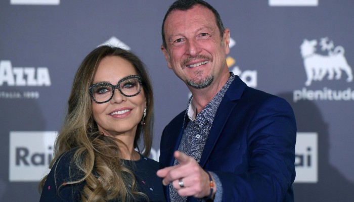 Ornella Muti e Amadeus - Fonte: Ansa - solocine.it