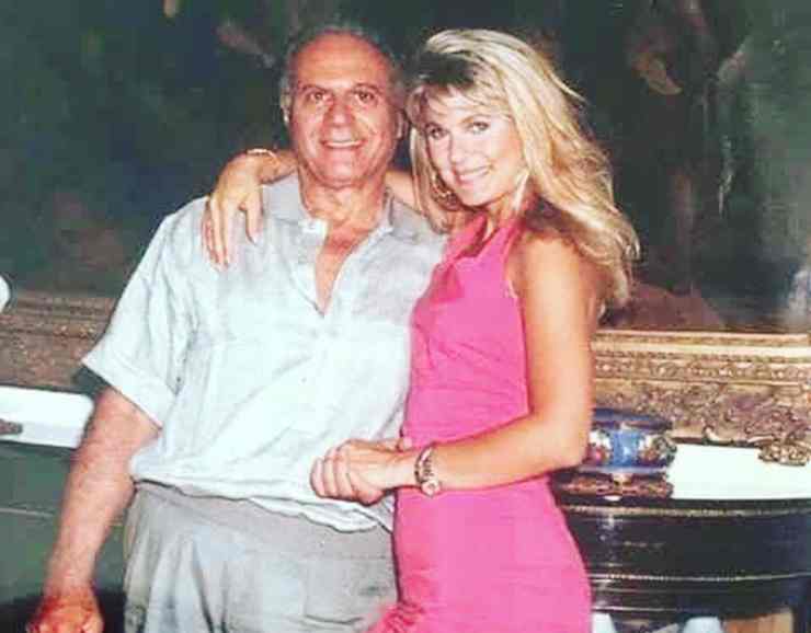 Patrizia Pellegrino e il padre Mario