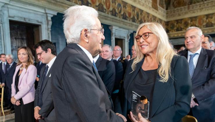 Mara Venier- Mattarella- solocine.it