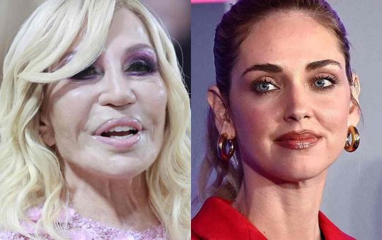 Donatella Versace e Chiara Ferragni solocine