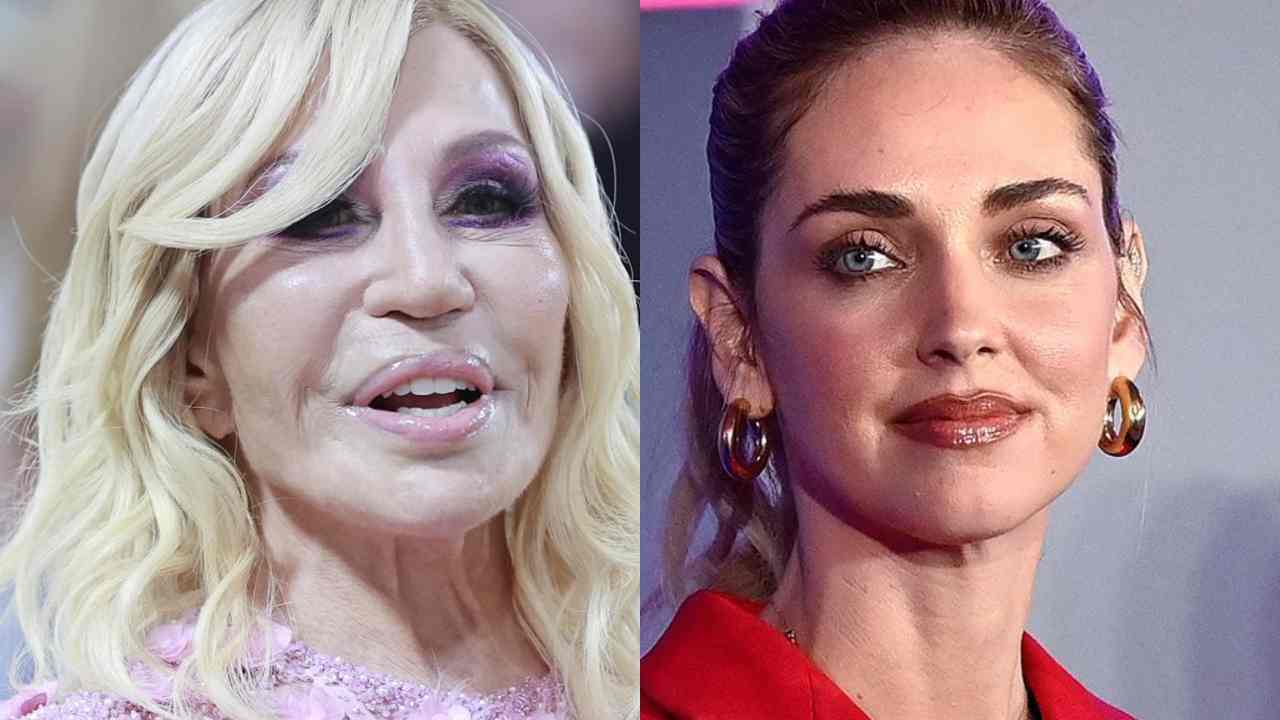 Donatella Versace e Chiara Ferragni solocine